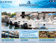 Tablet Screenshot of lighthousemarinasc.com